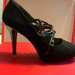 Just fab high heels black
